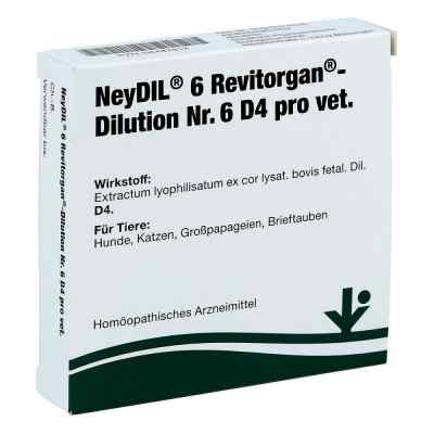 Neydil Nummer 6 Revitorgan Dilution d 4 pro veterinär Ampullen