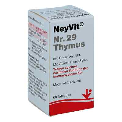 Neyvit Nummer 2 9 Thymus magensaftresistente Tabletten 60 stk von vitOrgan Arzneimittel GmbH PZN 13421217