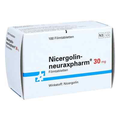 Nicergolin neuraxpharm 30 mg Filmtabletten 100 stk von neuraxpharm Arzneimittel GmbH PZN 01267188