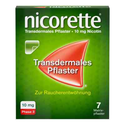 Nicorette Transdermales Pflaster zur Raucherentwöhnung - mit 10  7 stk von Johnson & Johnson GmbH (OTC) PZN 03273313