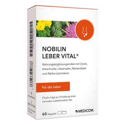 Nobilin Leber Vital Kapseln 60 stk von Medicom Pharma GmbH PZN 18086054