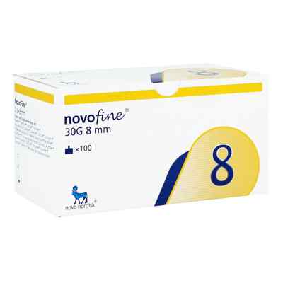 Novofine 8 Kanülen 0,30x8 mm 30 G thinwall