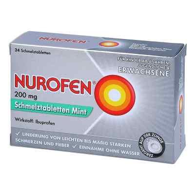 NUROFEN 200 mg Schmelztabletten Mint bei Schmerzen & Fieber 