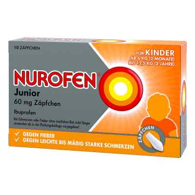NUROFEN Junior 60 mg Zäpfchen für Kinder