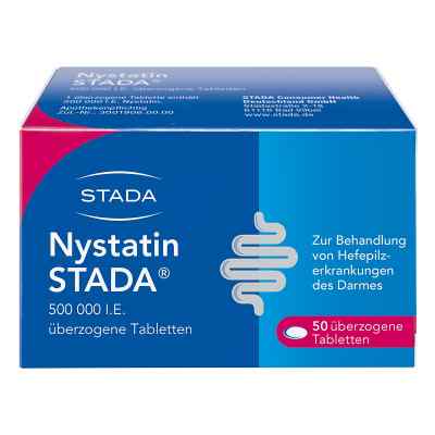 Nystatin STADA 500.000 internationale Einheiten überzogene Table 50 stk von STADA GmbH PZN 00892369