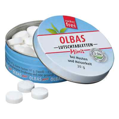Olbas Minis Lutschtabletten zuckerfrei 20 g von SALUS Pharma GmbH PZN 06903542