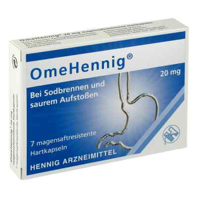 OmeHennig 20mg 7 stk von Hennig Arzneimittel GmbH & Co. K PZN 06566671