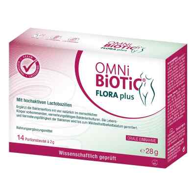 OMNi-BiOTiC® Flora Plus+ Beutel 14X2 g von INSTITUT ALLERGOSAN Deutschland  PZN 12459755