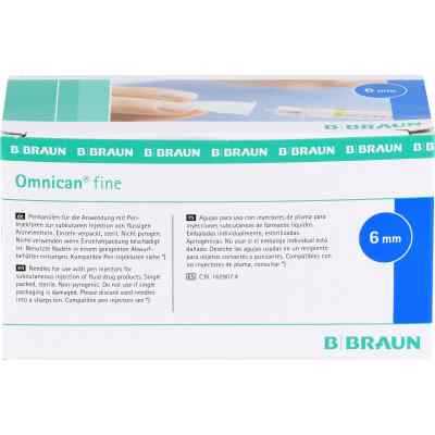 Omnican fine Pen Kanüle 31g 0,25x6mm