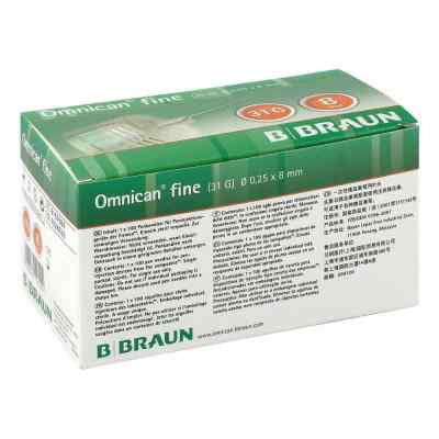 Omnican fine Pen Kanüle 31g 0,25x8mm