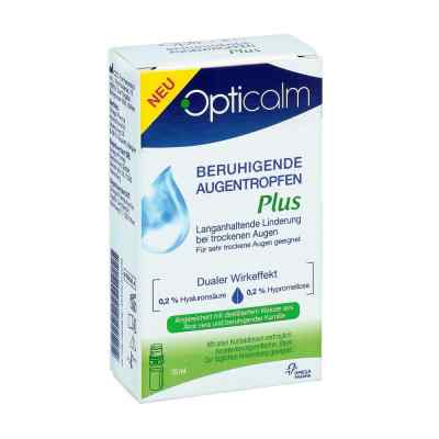 Opticalm beruhigende Augentropfen Plus 10 ml von Omega Pharma Deutschland GmbH PZN 10020630