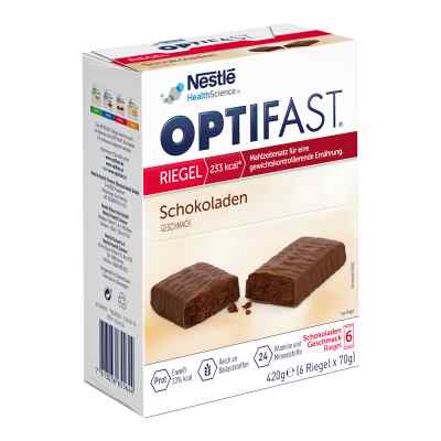 Optifast Riegel Schokolade 6X70 g von Nestle Health Science (Deutschla PZN 11526136