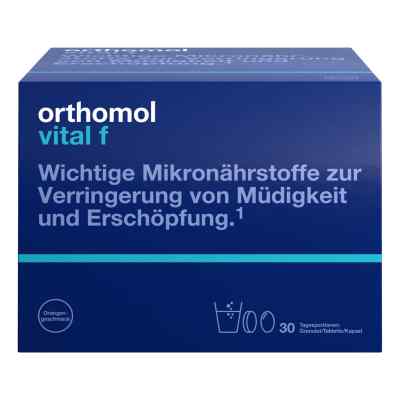 Orthomol Vital f Granulat/Tablette/Kapsel Orange 30er-Packung