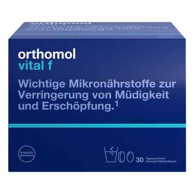Orthomol Vital F Grapefruit Granulat/kaps. 30 stk von Orthomol pharmazeutische Vertrie PZN 01028526