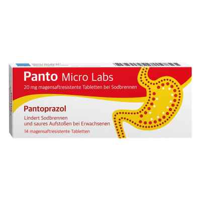 Panto Micro Labs 20Mg Magensaftresist. Tabletten bei Sodbrennen 14 stk von Micro Labs GmbH PZN 18203637