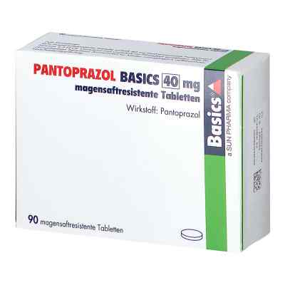 Pantoprazol Basics 40 mg magensaftresistent Tabletten 90 stk von Basics GmbH PZN 10234064