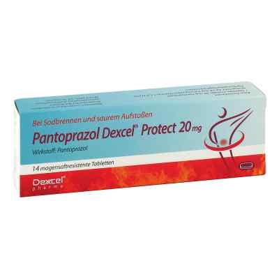 Pantoprazol Dexcel Protect 20mg 14 stk von Dexcel Pharma GmbH PZN 03037110