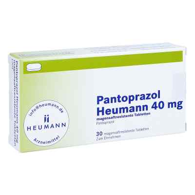 Pantoprazol Heumann 40mg 30 stk von HEUMANN PHARMA GmbH & Co. Generi PZN 05860351