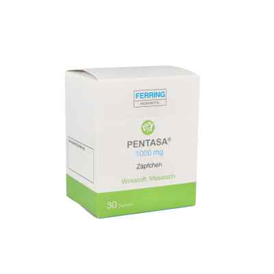Pentasa 1000 mg Zäpfchen 30 stk von FERRING Arzneimittel GmbH PZN 09234343