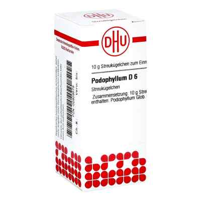 Podophyllum D 6 Globuli 10 g von DHU-Arzneimittel GmbH & Co. KG PZN 02929579