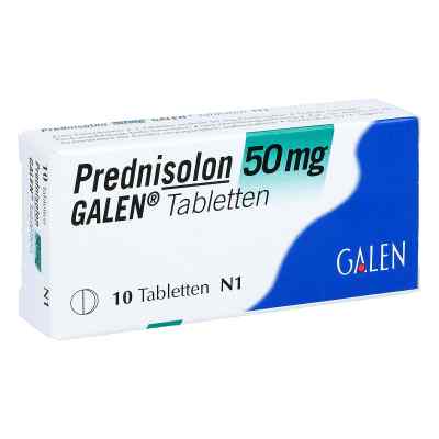 Prednisolon 50 mg Galen Tabletten 10 stk von GALENpharma GmbH PZN 01484603