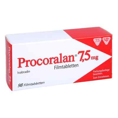 Procoralan 7,5 mg Filmtabletten 98 stk von axicorp Pharma GmbH PZN 11542595