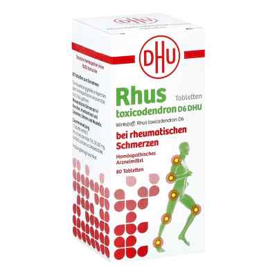 Rhus Tox. D6 Dhu bei rheumatischen Schmerzen Tabletten 80 stk von DHU-Arzneimittel GmbH & Co. KG PZN 12608698