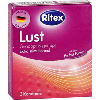 Ritex Lust Kondome 3 stk von RITEX GmbH PZN 05947419