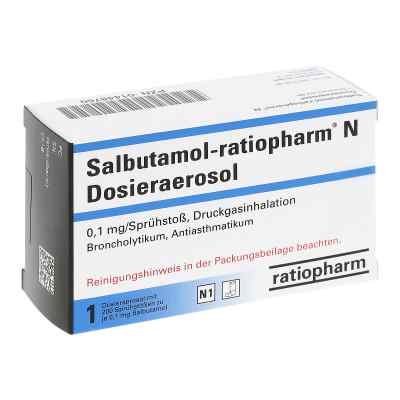 Salbutamol-ratiopharm N 1 stk von ratiopharm GmbH PZN 01448760
