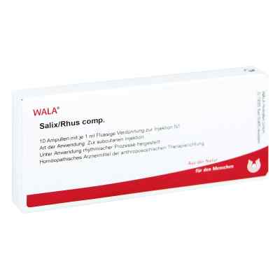 Salix Rhus Comp. Ampullen 10X1 ml von WALA Heilmittel GmbH PZN 01752050