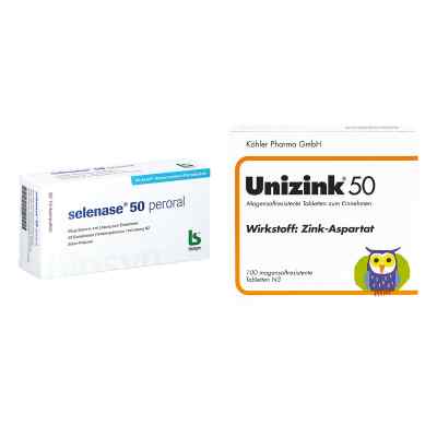 Selenase 50 peroral + Unizink 50