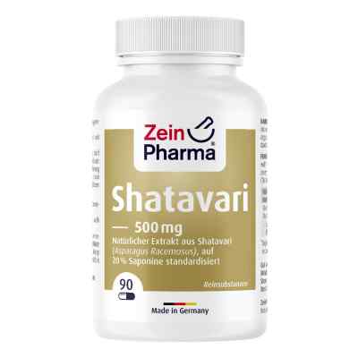 Shatavari Extrakt 20 % 500 Mg Kapseln 90 stk von ZeinPharma Germany GmbH PZN 17943421