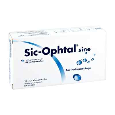 Sic Ophtal sine Augentropfen Augentropfen 30X0.6 ml von Dr. Winzer Pharma GmbH PZN 00028783