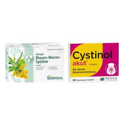 Sidroga Blasen-Nieren-Spültee + Cystinol Akut Dragees