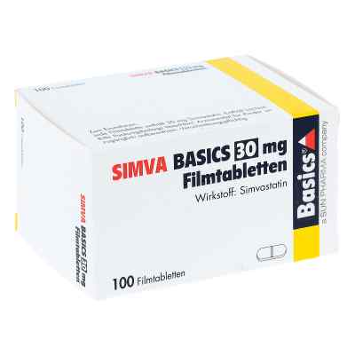 SIMVA BASICS 30mg 100 stk von Basics GmbH PZN 07021790