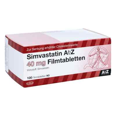 Simvastatin AbZ 40mg 100 stk von AbZ Pharma GmbH PZN 00014255