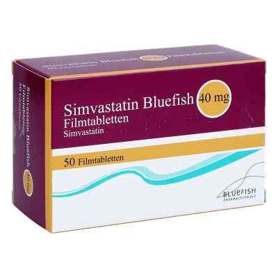 Simvastatin Bluefish 40mg 50 stk von Bluefish Pharma GmbH PZN 07276805