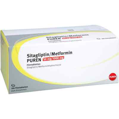 Sitagliptin/metformin Puren 50 Mg/1000 Mg Filmtab.