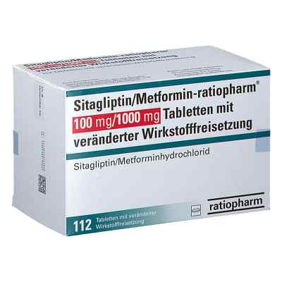Sitagliptin/metformin-ratiopharm 100mg/1000mg Tvw