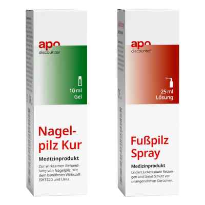 Sparset: Nagelpilz Kur + Fußpilzspray