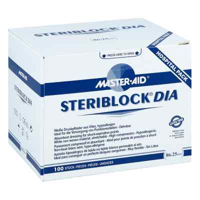 Steriblock Dialyse-pflaster 86x25mm Master Aid 100 stk von Trusetal Verbandstoffwerk GmbH PZN 00249024