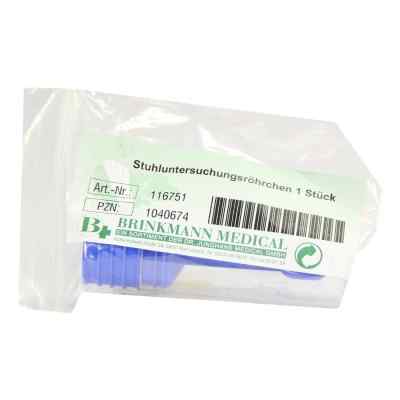 Stuhluntersuchungsröhrchen Kunststoff 1 stk von Brinkmann Medical ein Unternehme PZN 01040674