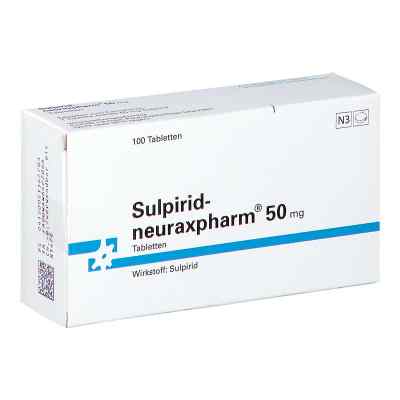 Sulpirid neuraxpharm 50 mg Tabletten 100 stk von neuraxpharm Arzneimittel GmbH PZN 02136270
