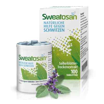 SWEATOSAN® pflanzliches Arzneimittel gegen starkes Schwitzen 100 stk von Heilpflanzenwohl GmbH PZN 02679711