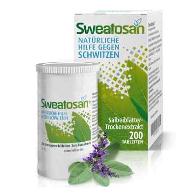 SWEATOSAN® pflanzliches Arzneimittel gegen starkes Schwitzen 200 stk von Heilpflanzenwohl GmbH PZN 02679786