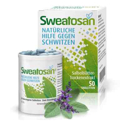 SWEATOSAN® pflanzliches Arzneimittel gegen starkes Schwitzen 50 stk von Heilpflanzenwohl GmbH PZN 02679705