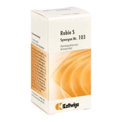 Synergon 103 Rubia S Tabletten 100 stk von Kattwiga Arzneimittel GmbH PZN 03634136
