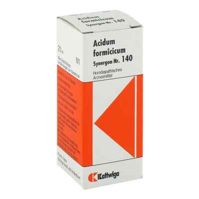 Synergon 140 Acidum Formic. Tropfen 20 ml von Kattwiga Arzneimittel GmbH PZN 04452644