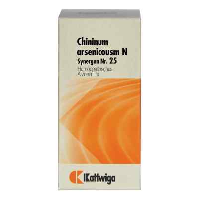 Synergon 25 Chininum arsenic. N Tabletten 100 stk von Kattwiga Arzneimittel GmbH PZN 03633390