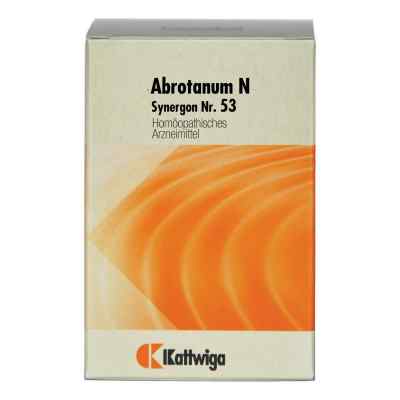 Synergon 53 Abrotanum N Tabletten 200 stk von Kattwiga Arzneimittel GmbH PZN 04905152